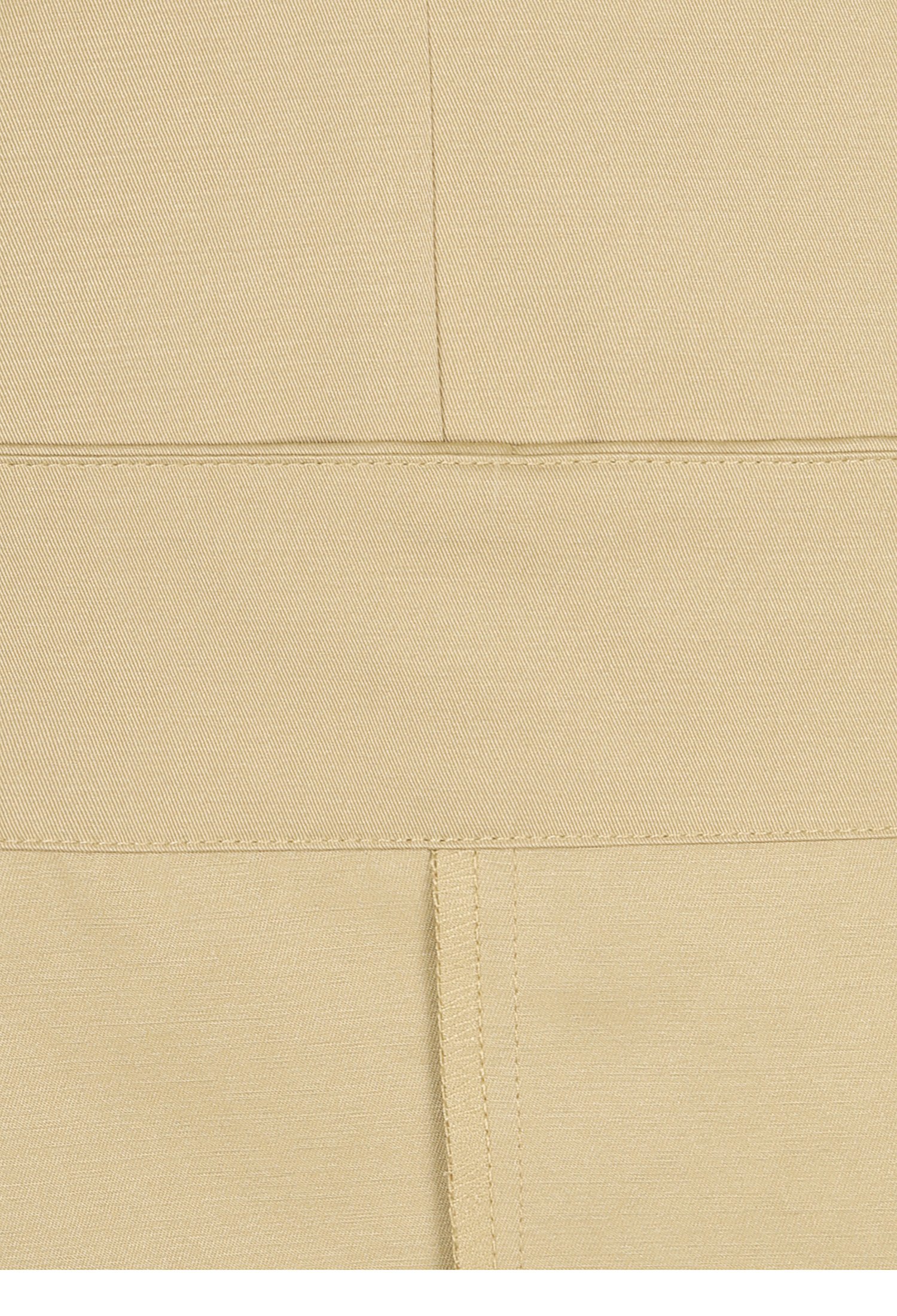 플랩 포켓 슬릿 칼라 원피스 (BEIGE)