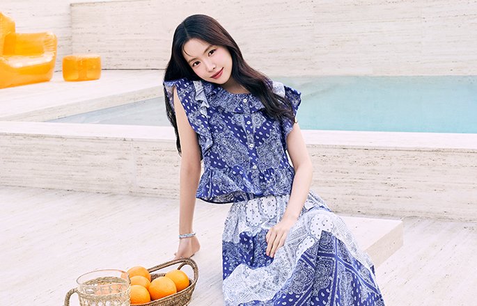 ■JJ JIGOTT(JJジゴット)Multi-checked knit dress JJ지고트 HOME | 바바더닷컴