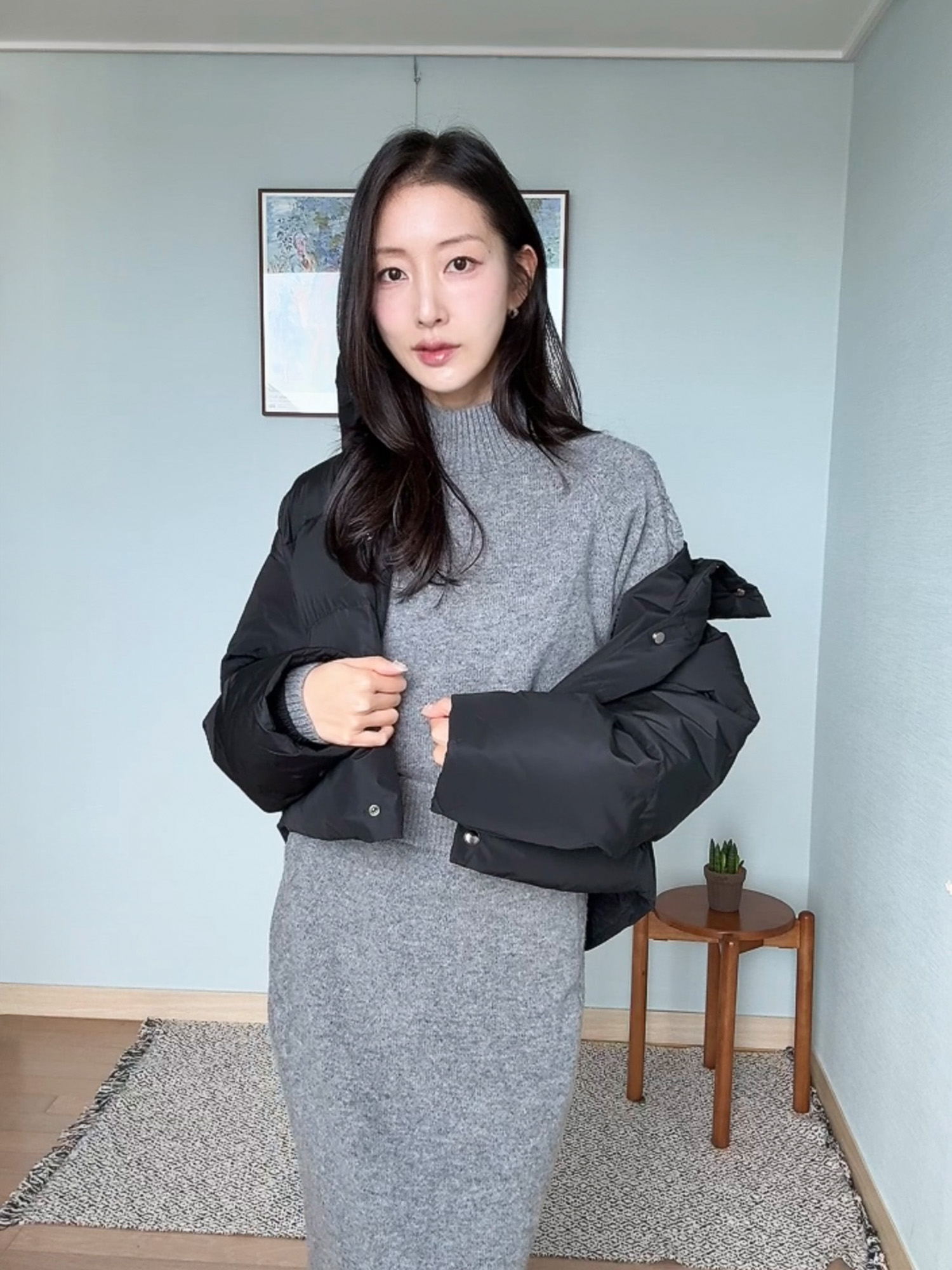 아나운서 추천! 몸매 예뻐보이는 겨울룩!