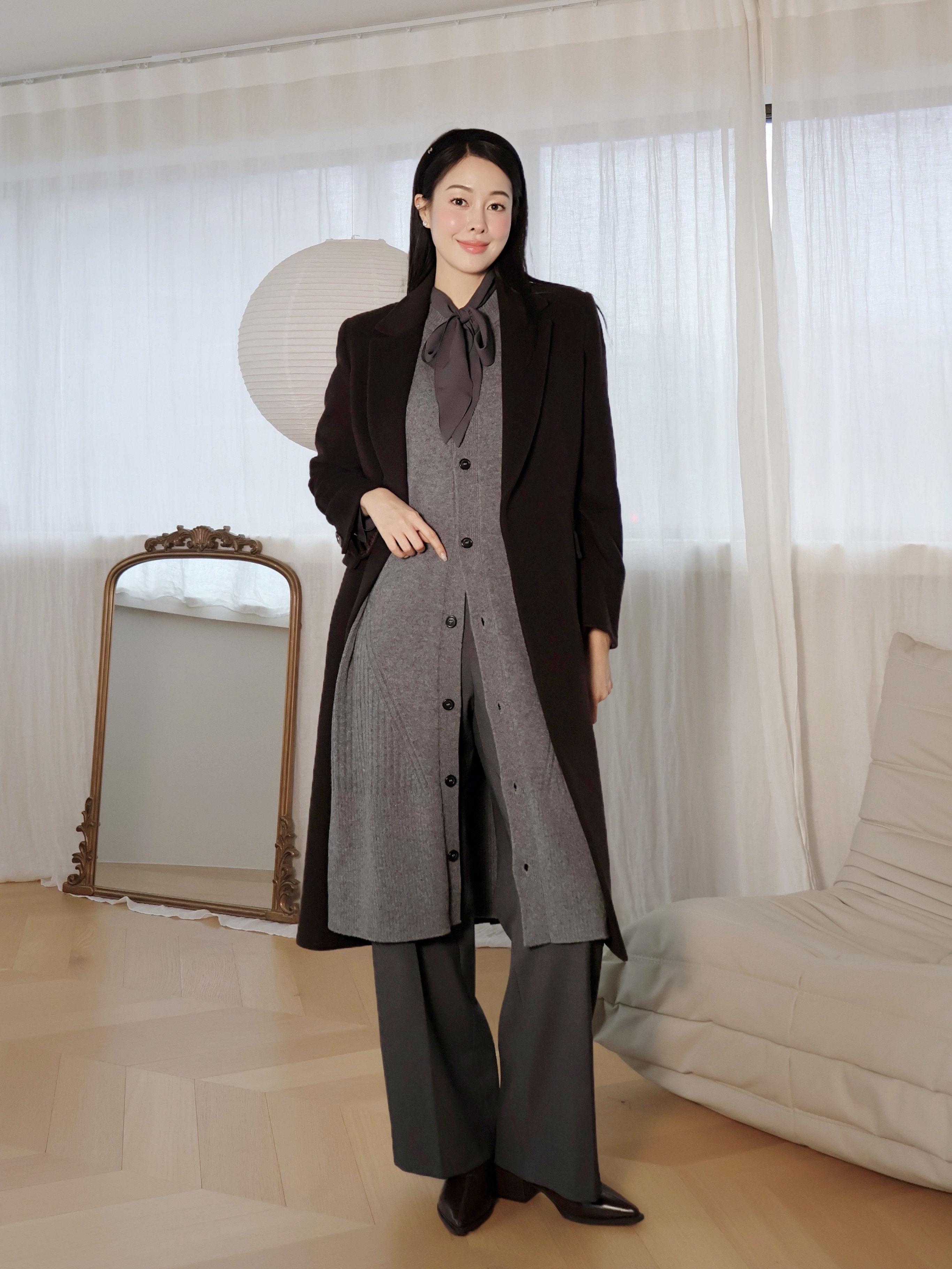 완벽한 컬러조합으로 입는 윈터 아웃핏