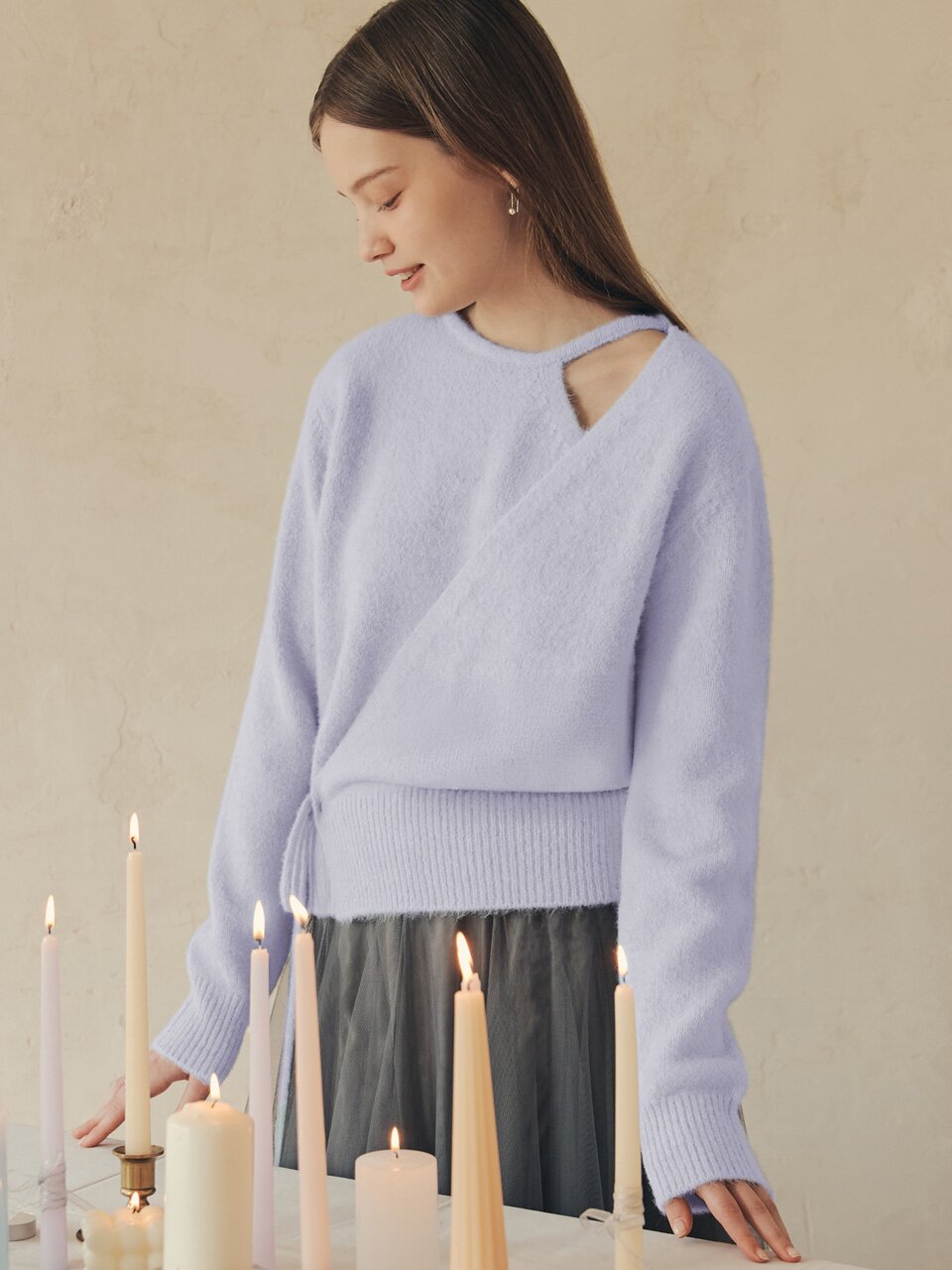 김유정이 입은 니트