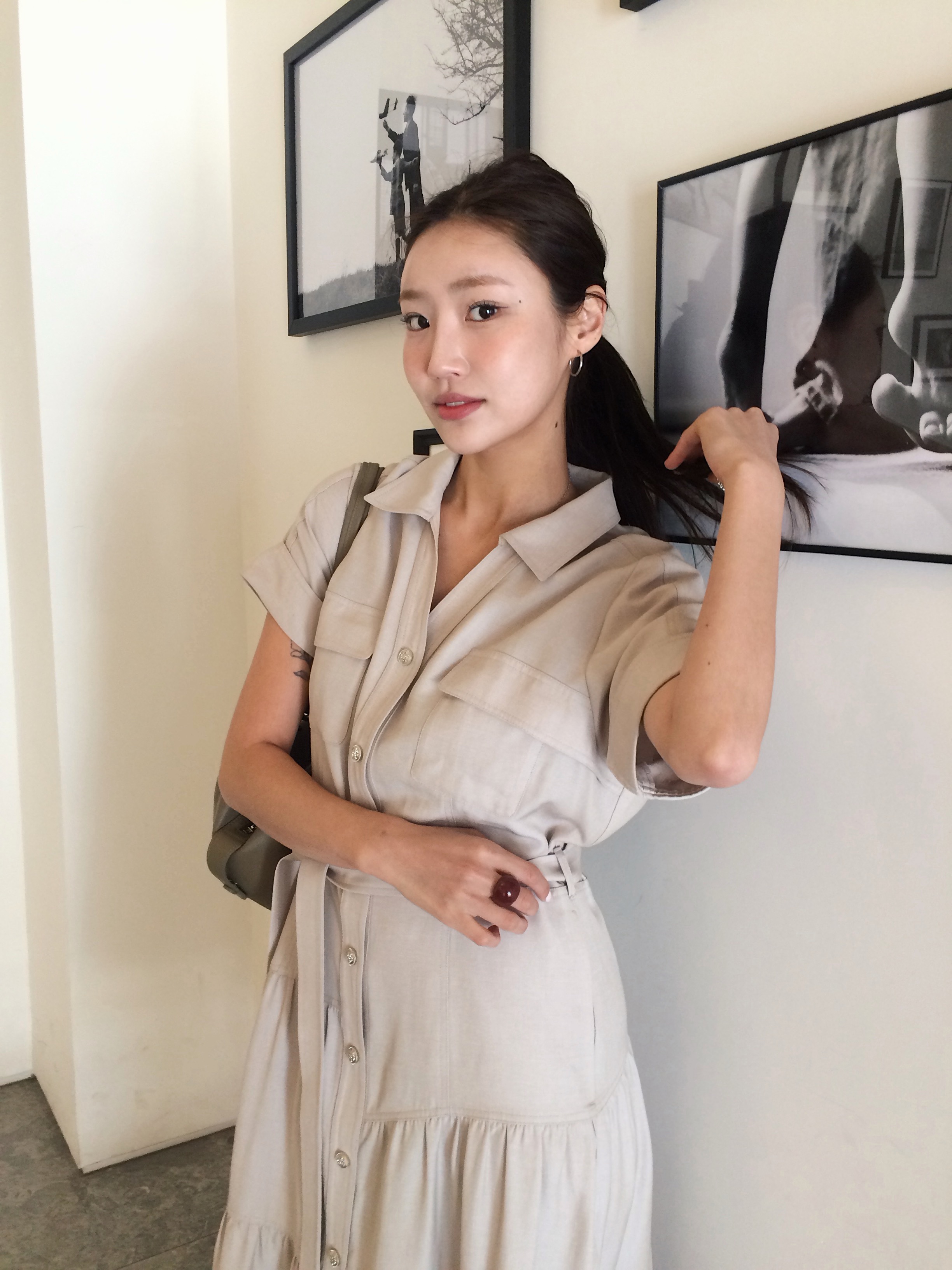 기분까지 맑아지는 산뜻한 봄 코디