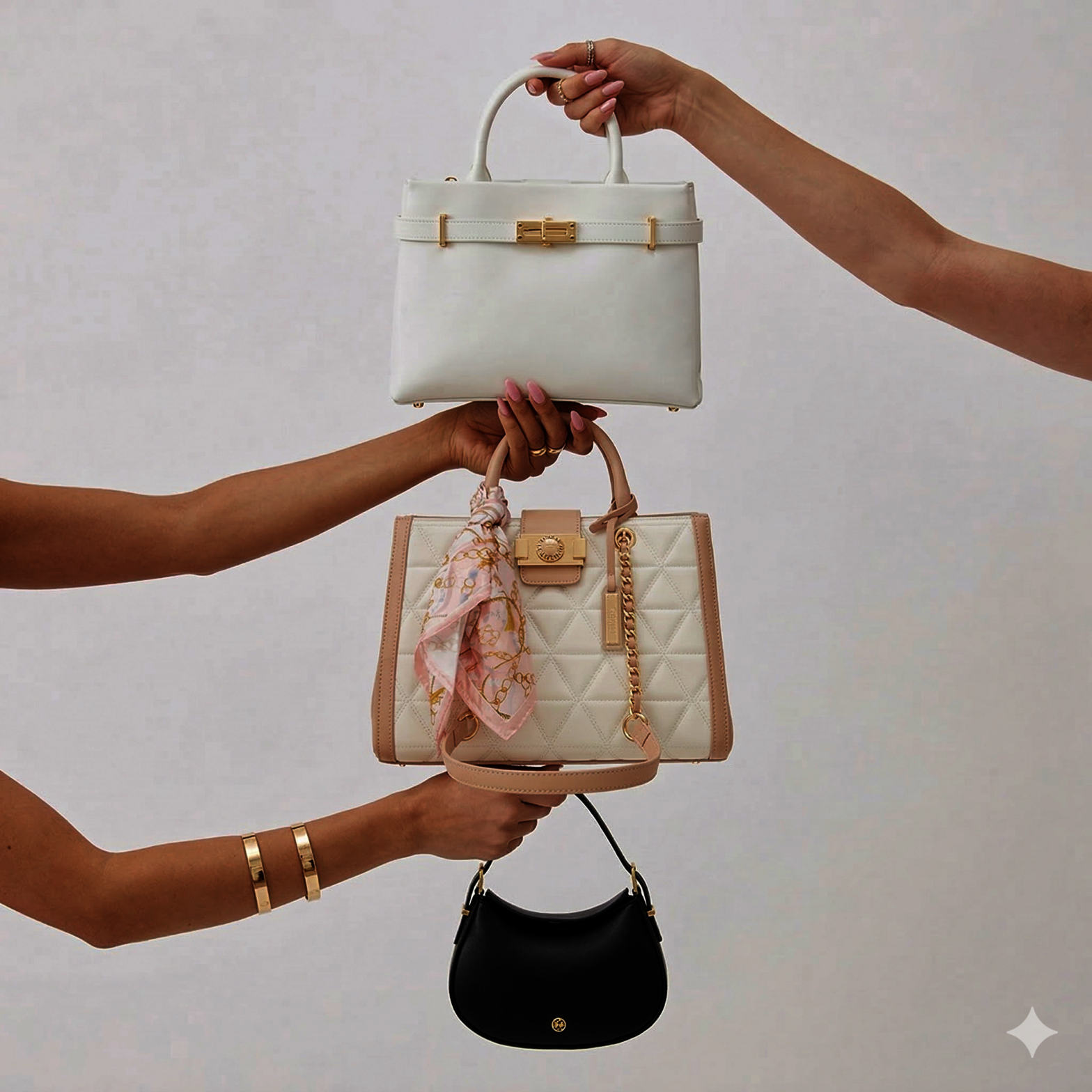 심플한 룩에도 분위기를 더해주는