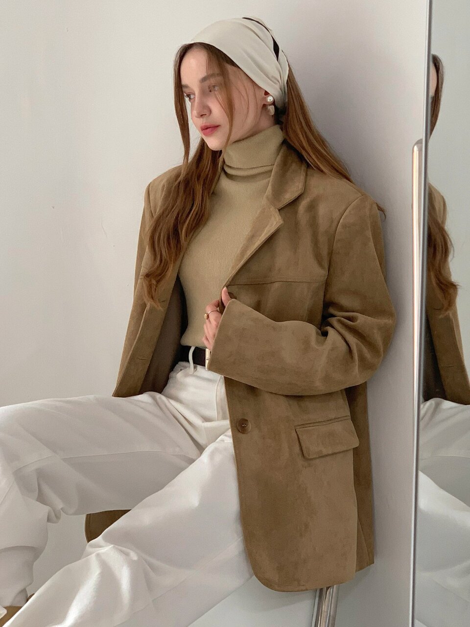 바스카라 FW 단독 스웨이드 자켓 OPEN