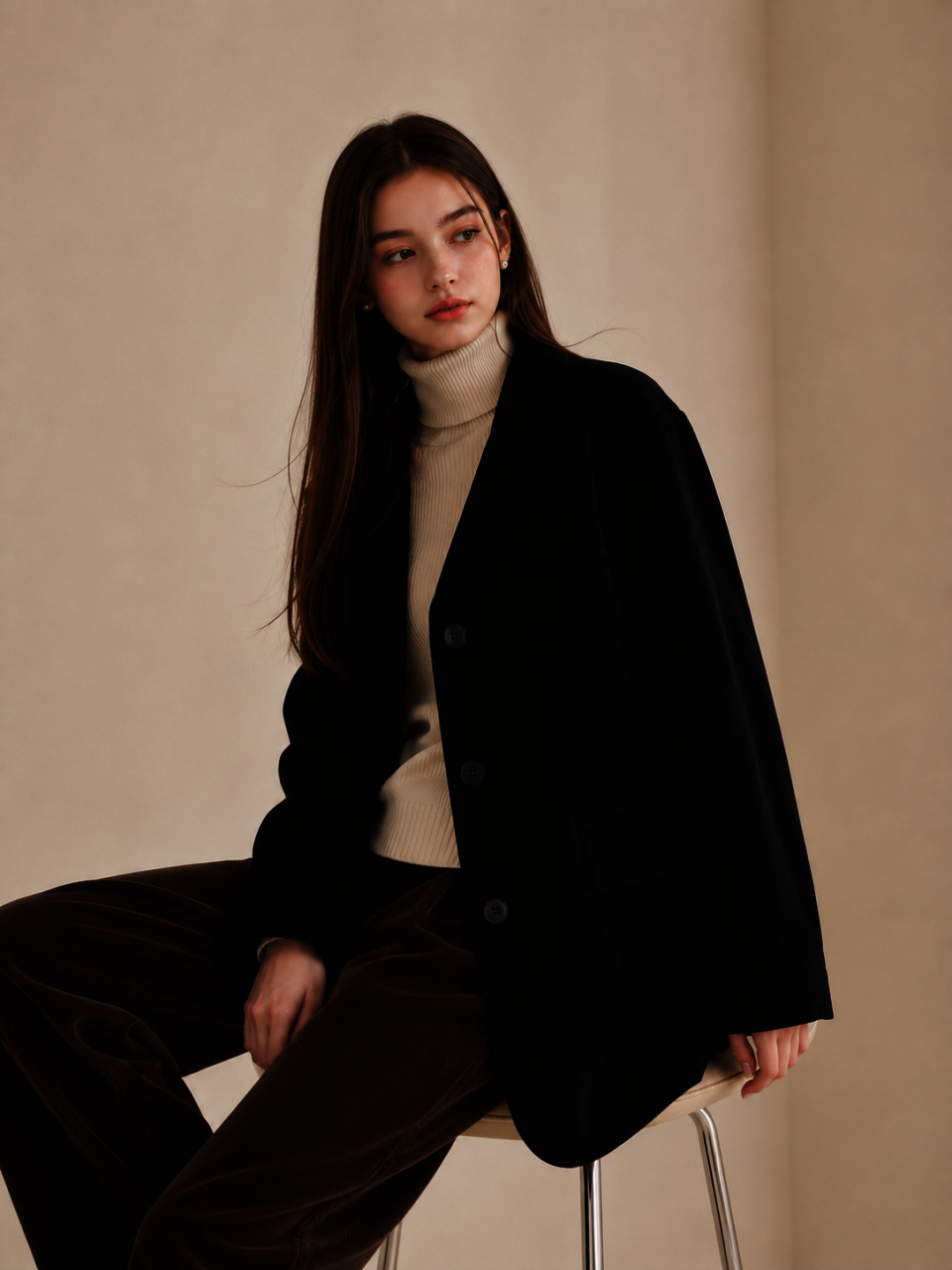 바스카라 FW 단독 스웨이드 자켓 OPEN