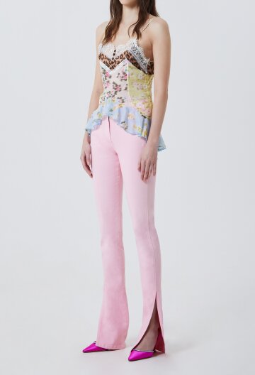 플라워 패치워크 캐미솔 