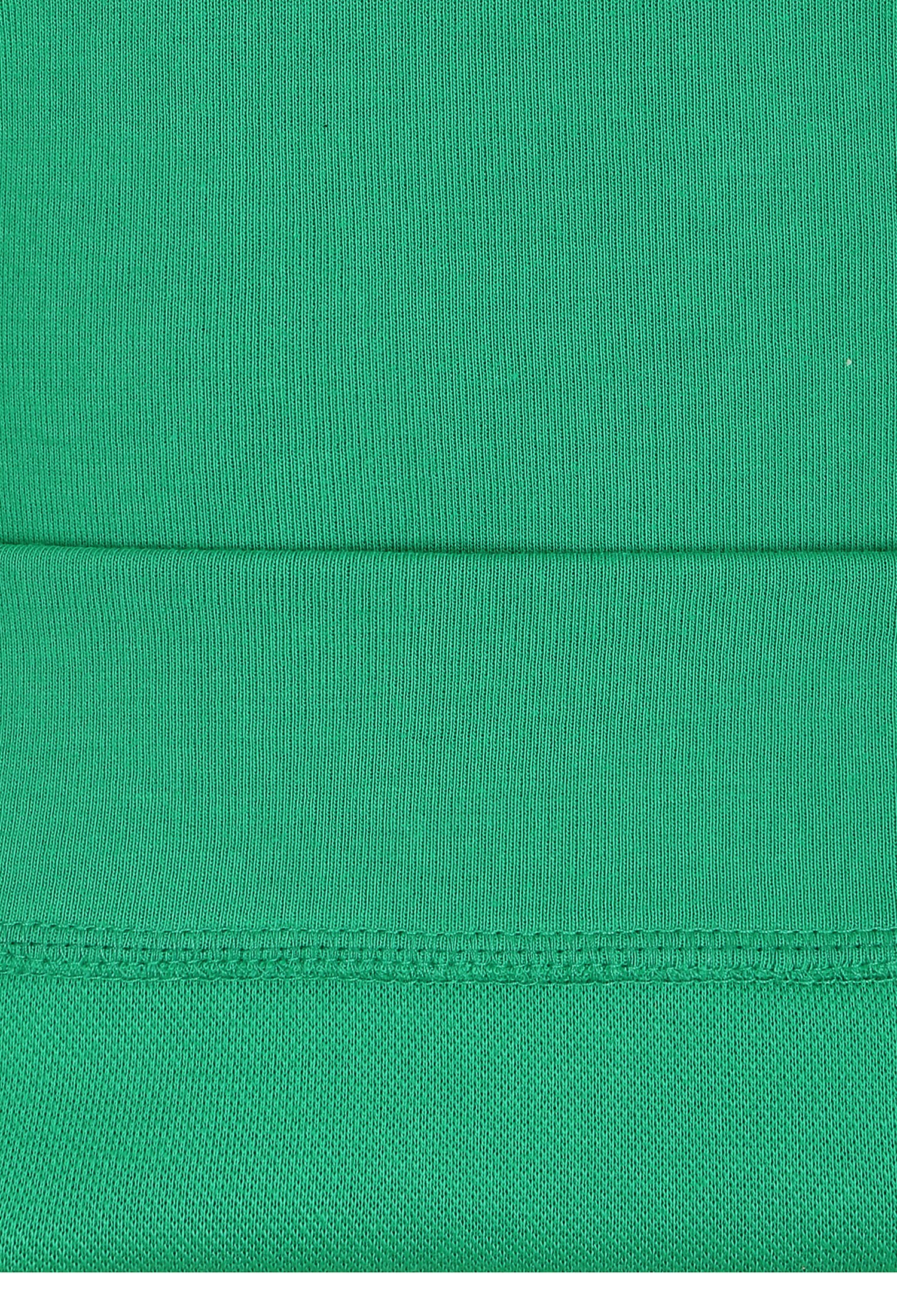 배색 포인트 자수 맨투맨 티셔츠 (LIGHT/GREEN)