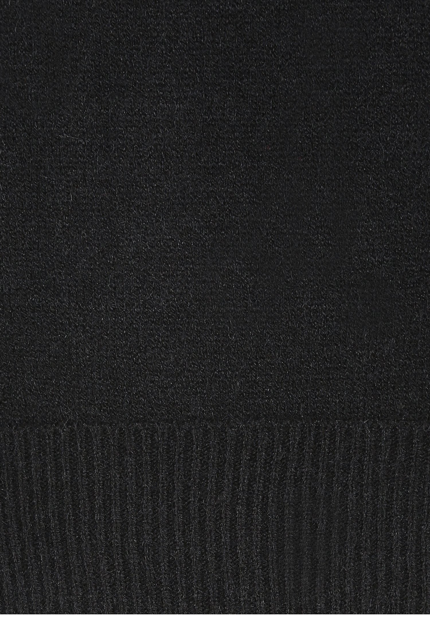 비대칭 슬릿 터틀넥 베스트 (BLACK)