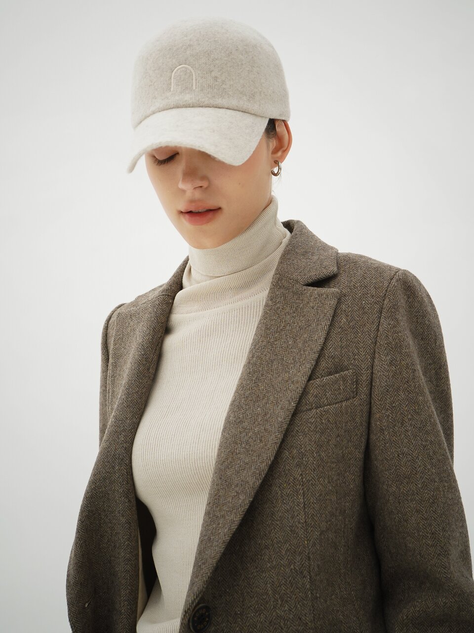 Wool Ball Cap_Ivory