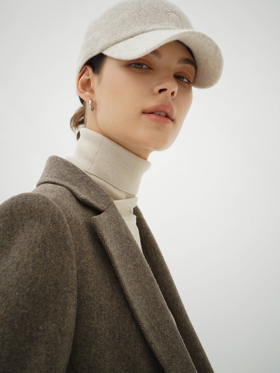 Wool Ball Cap_Ivory