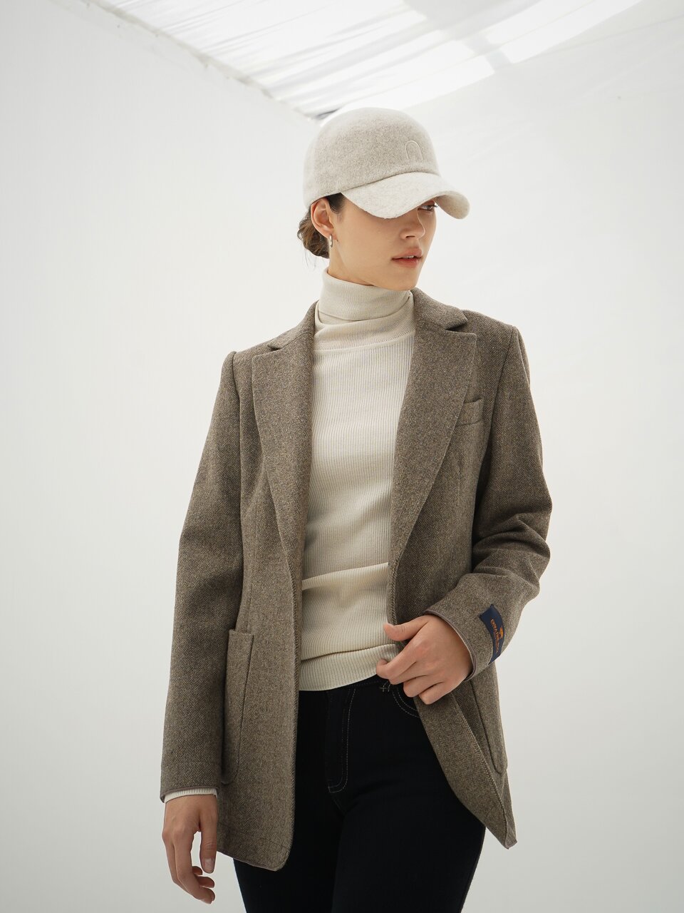 Wool Ball Cap_Ivory