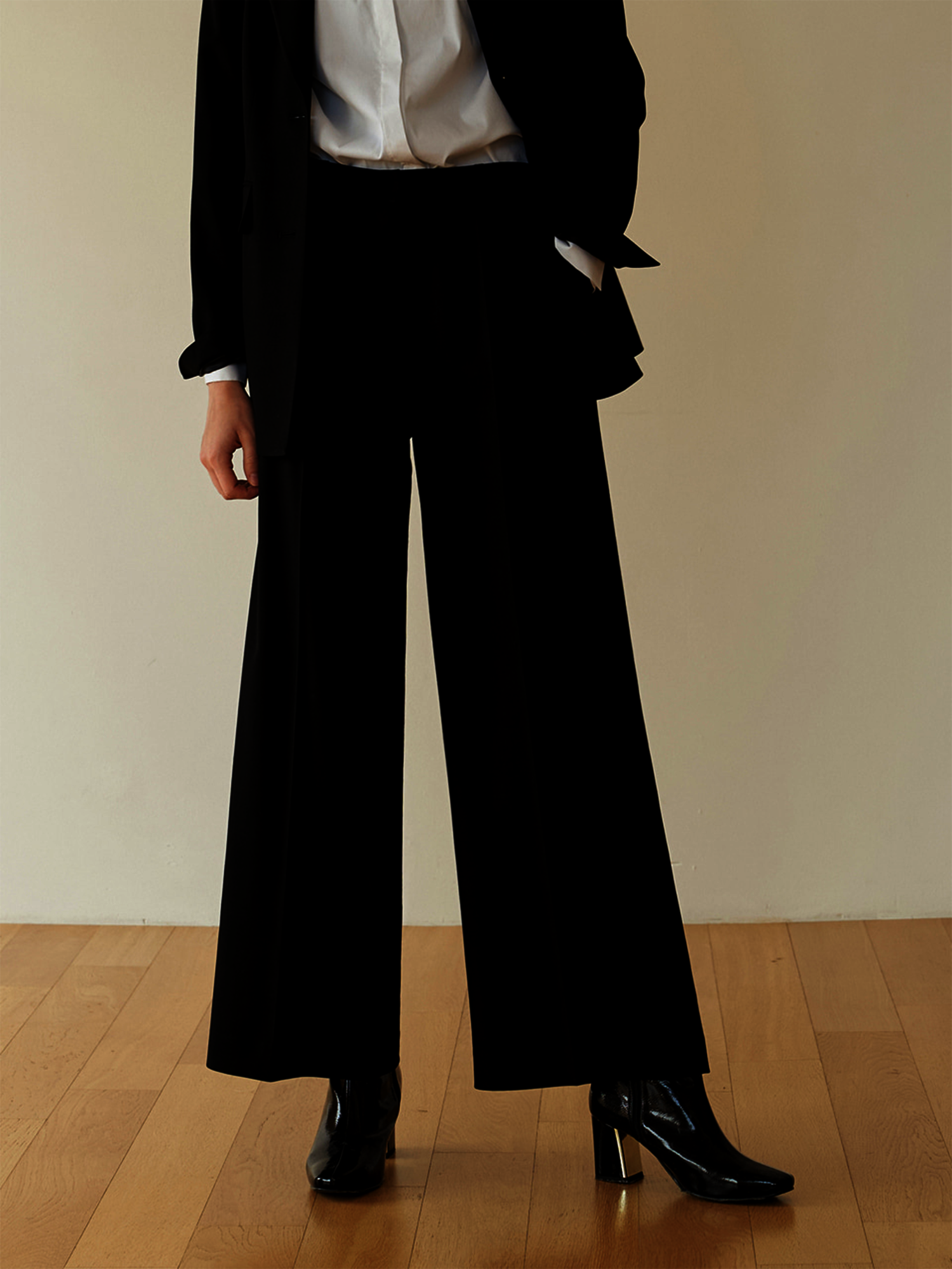 LEMARAIS CLASSIC PANTS BLACK