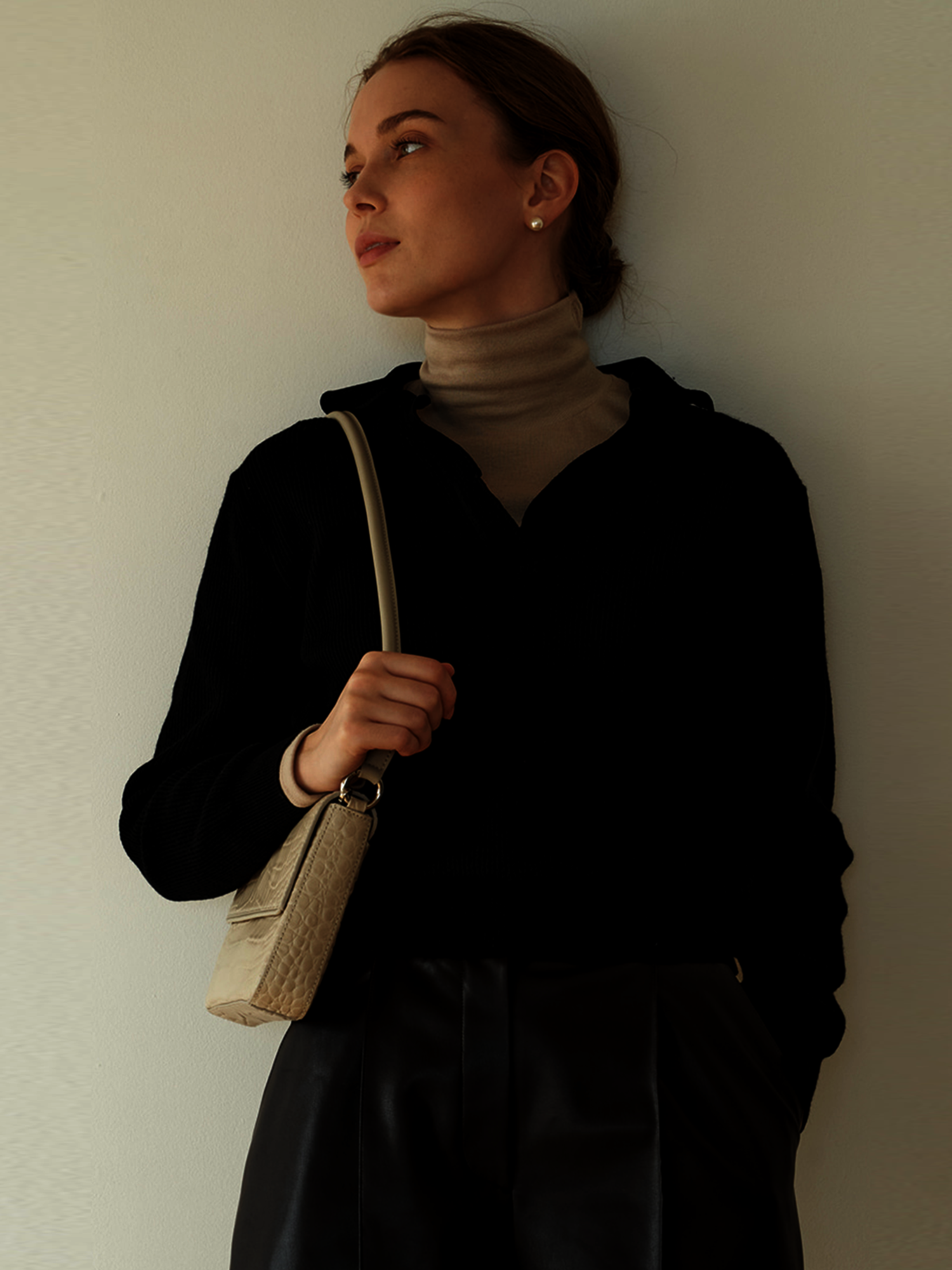 CAHSMERE MIDNIGHT KNIT BLACK