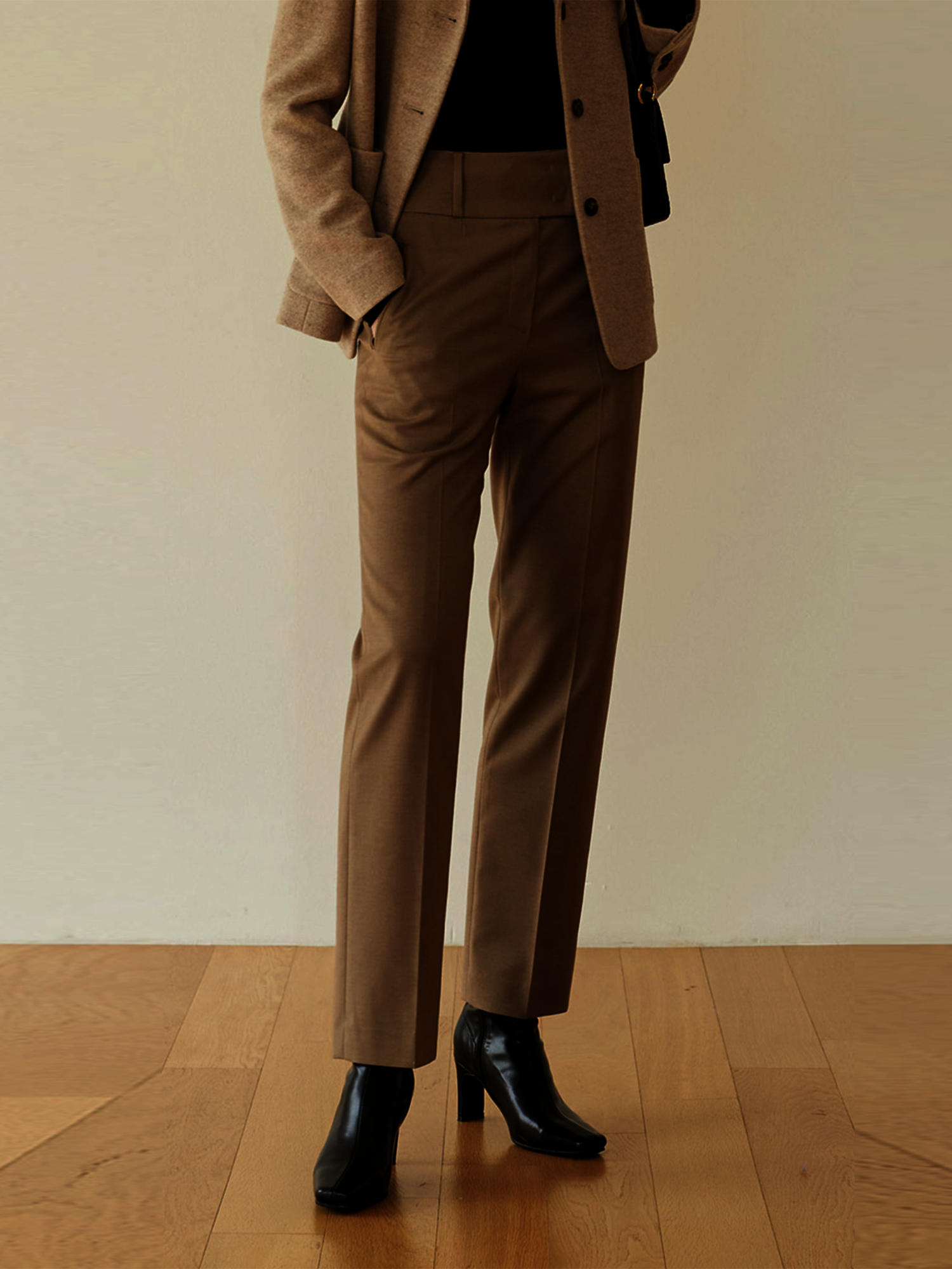 WOOL CLASSIC TAPERD PANTS