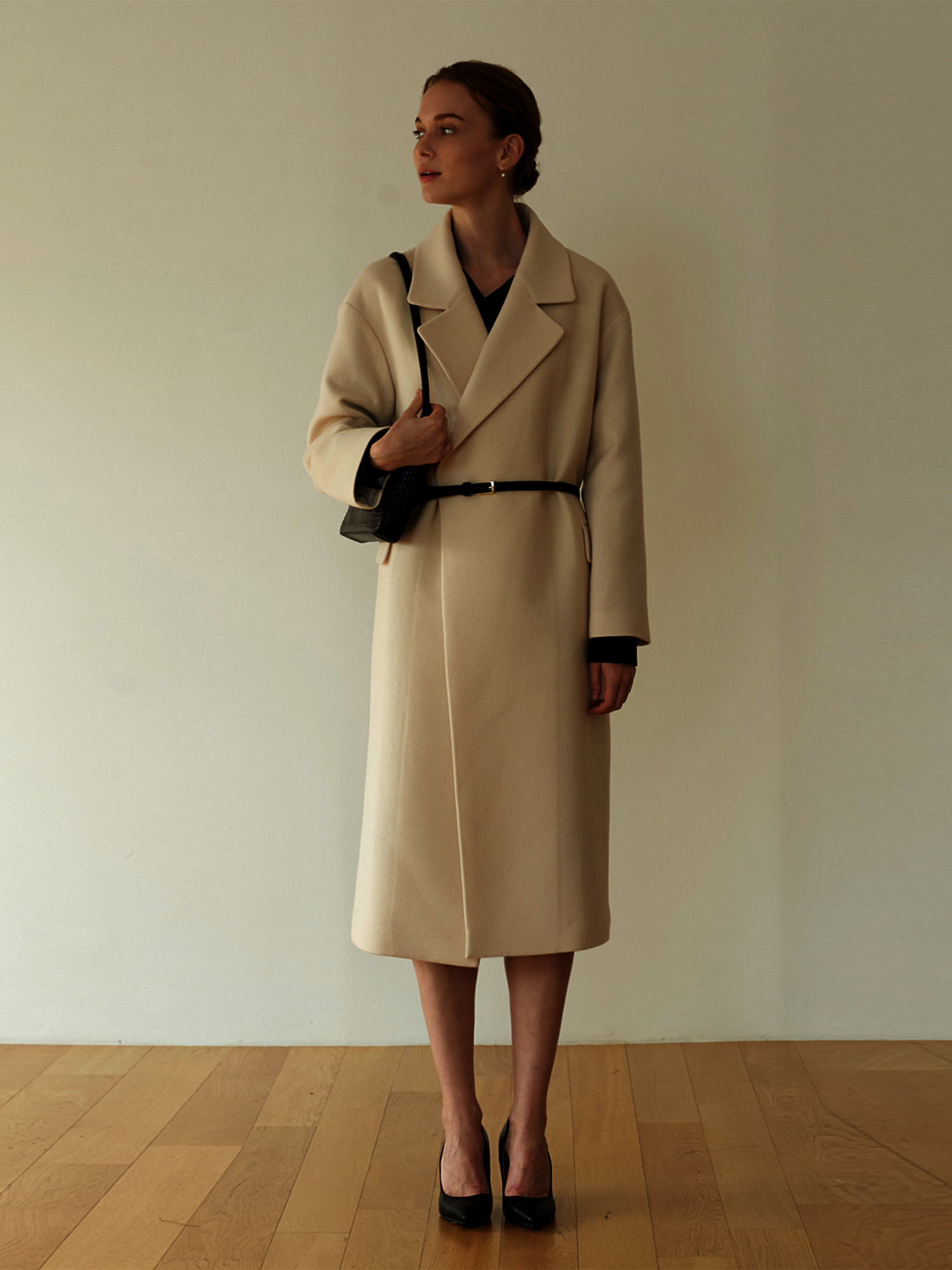 CLAASSY WOOL LOOSE COAT