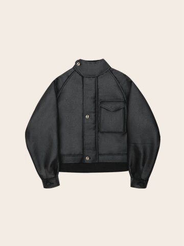 Classic crop eco mustang_BLACK