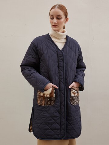 Long Dumble Reversible Jumper - Navy