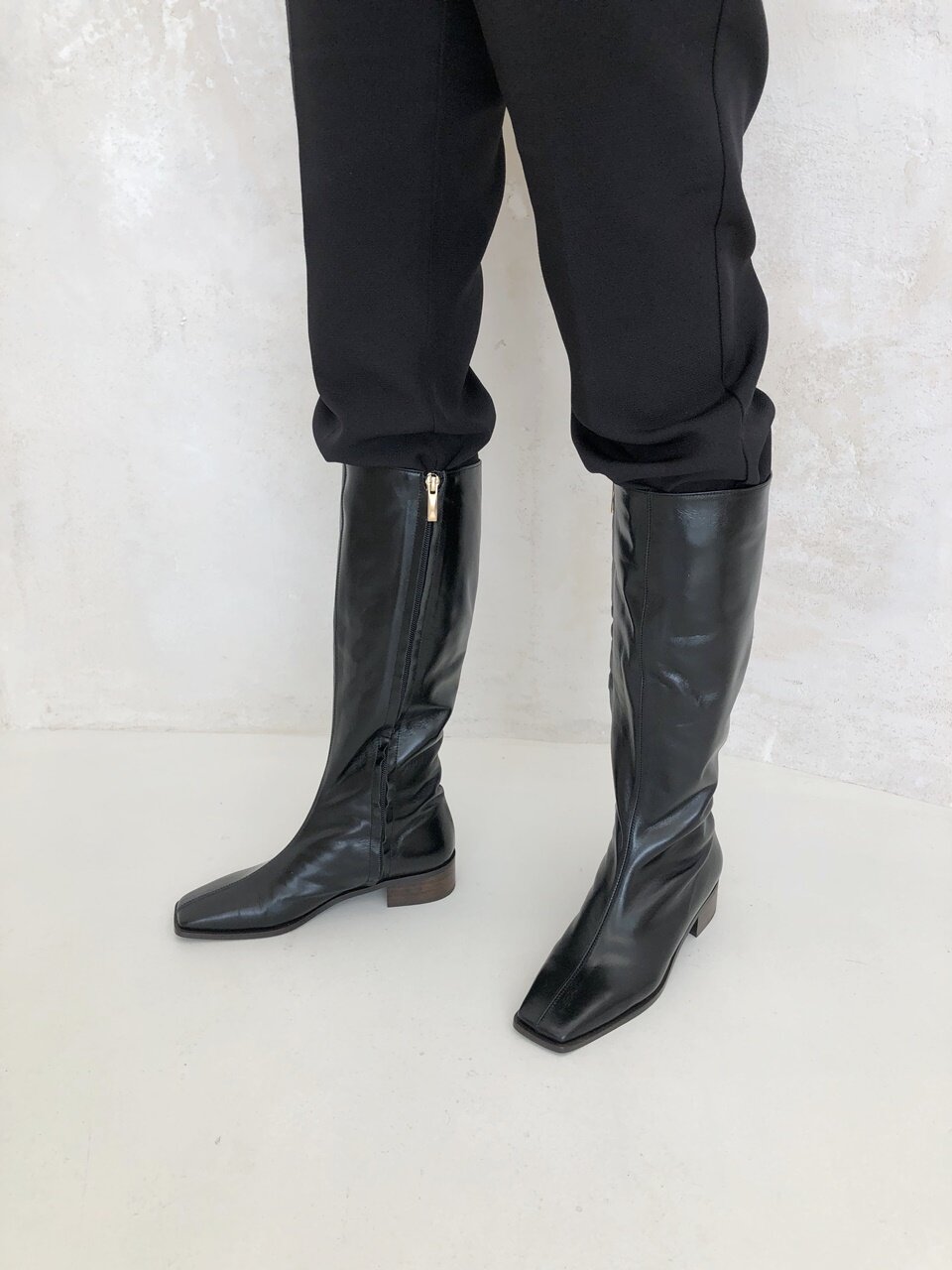 daily chic long boots black