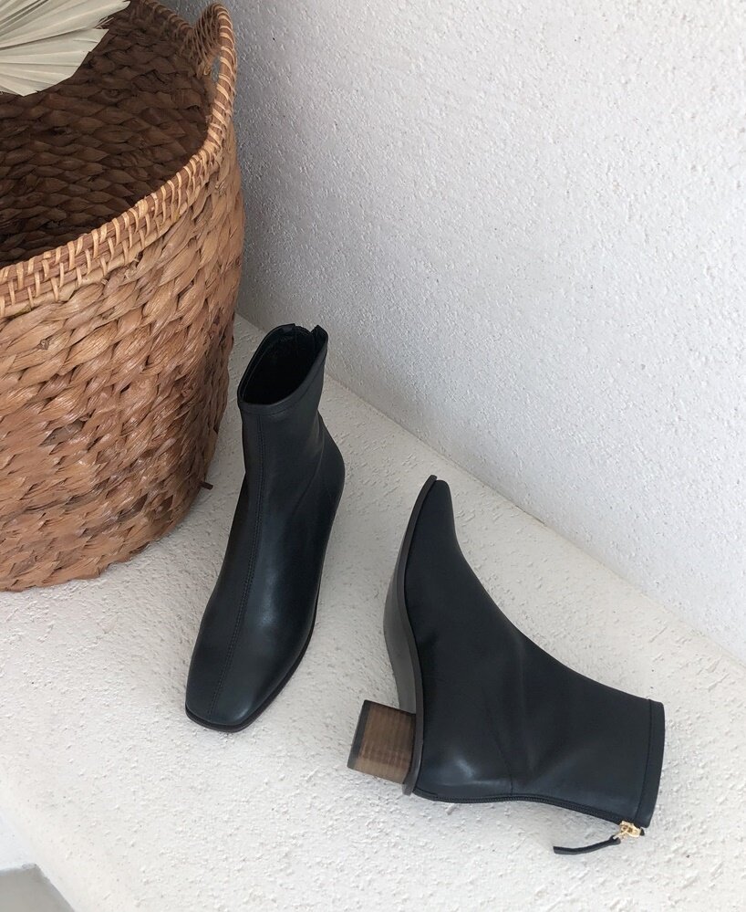 louise mood slim fit ankle black