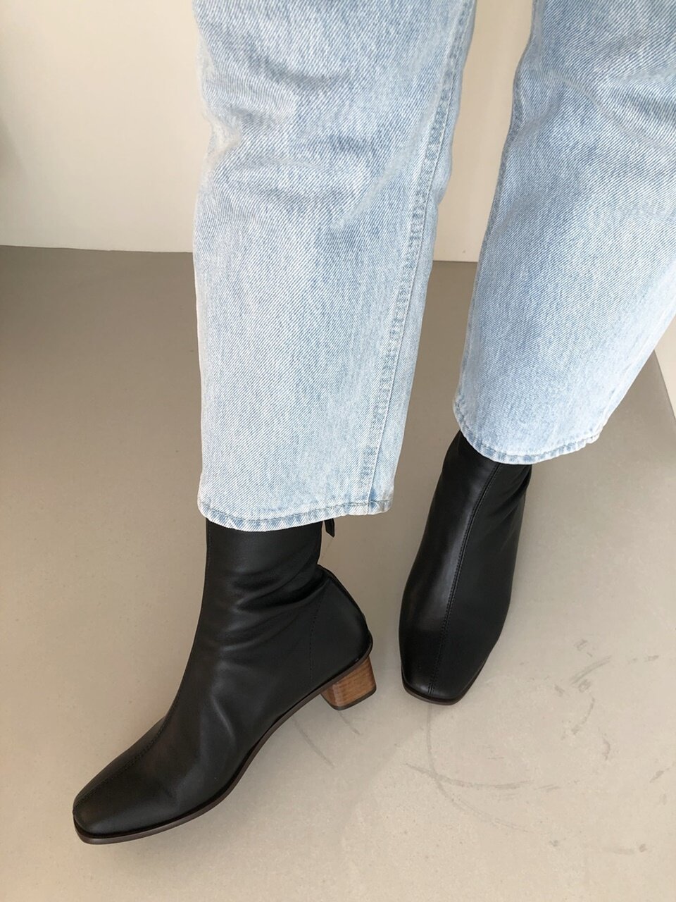 louise mood slim fit ankle black