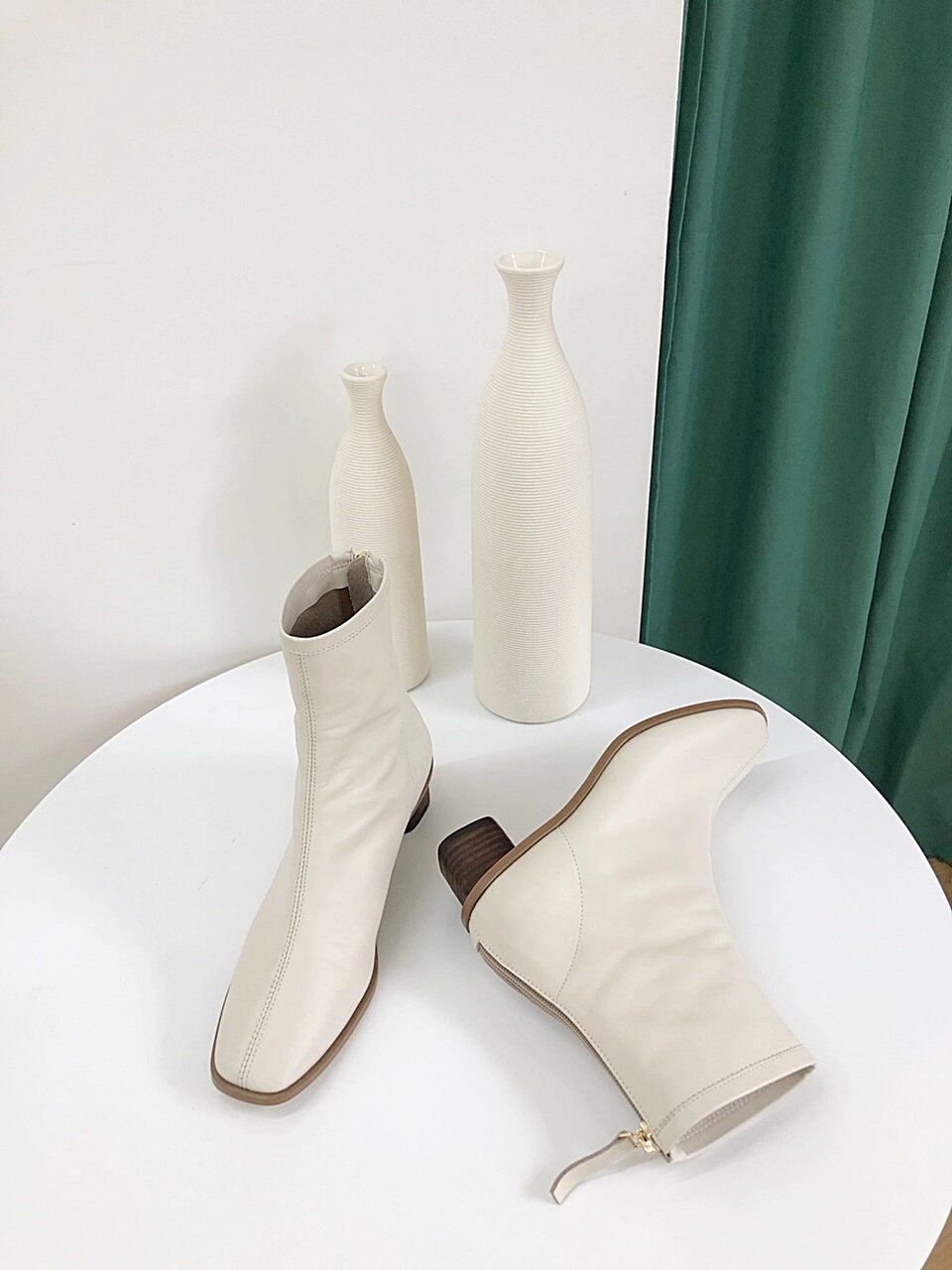 louise mood slim fit ankle ivory
