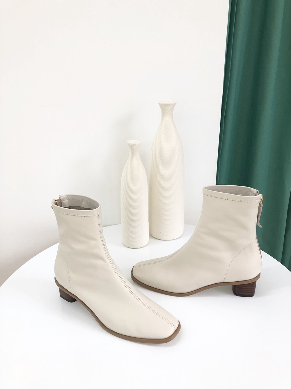 louise mood slim fit ankle ivory