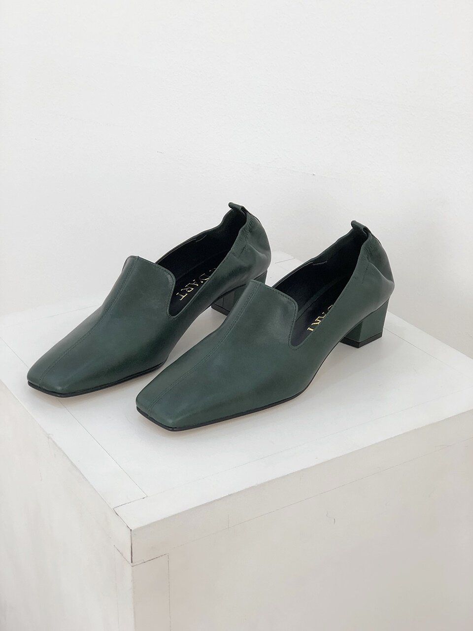 stitch line berlin loafer_green1