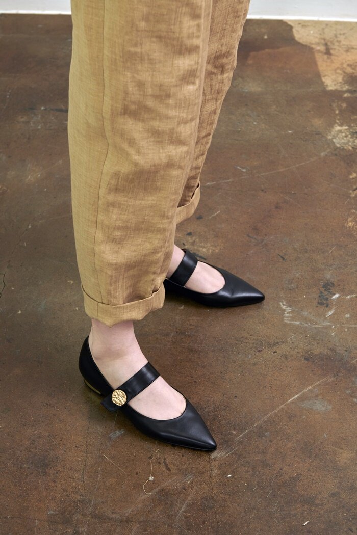 juliet stiletto mary jane flat _begie