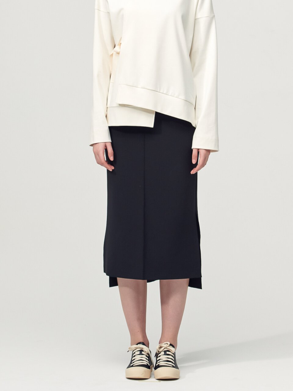 Comfort Mermaid Bending Skirt_Black