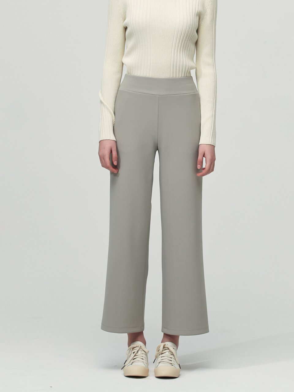 Comfort Wide Bending Pants_Olive