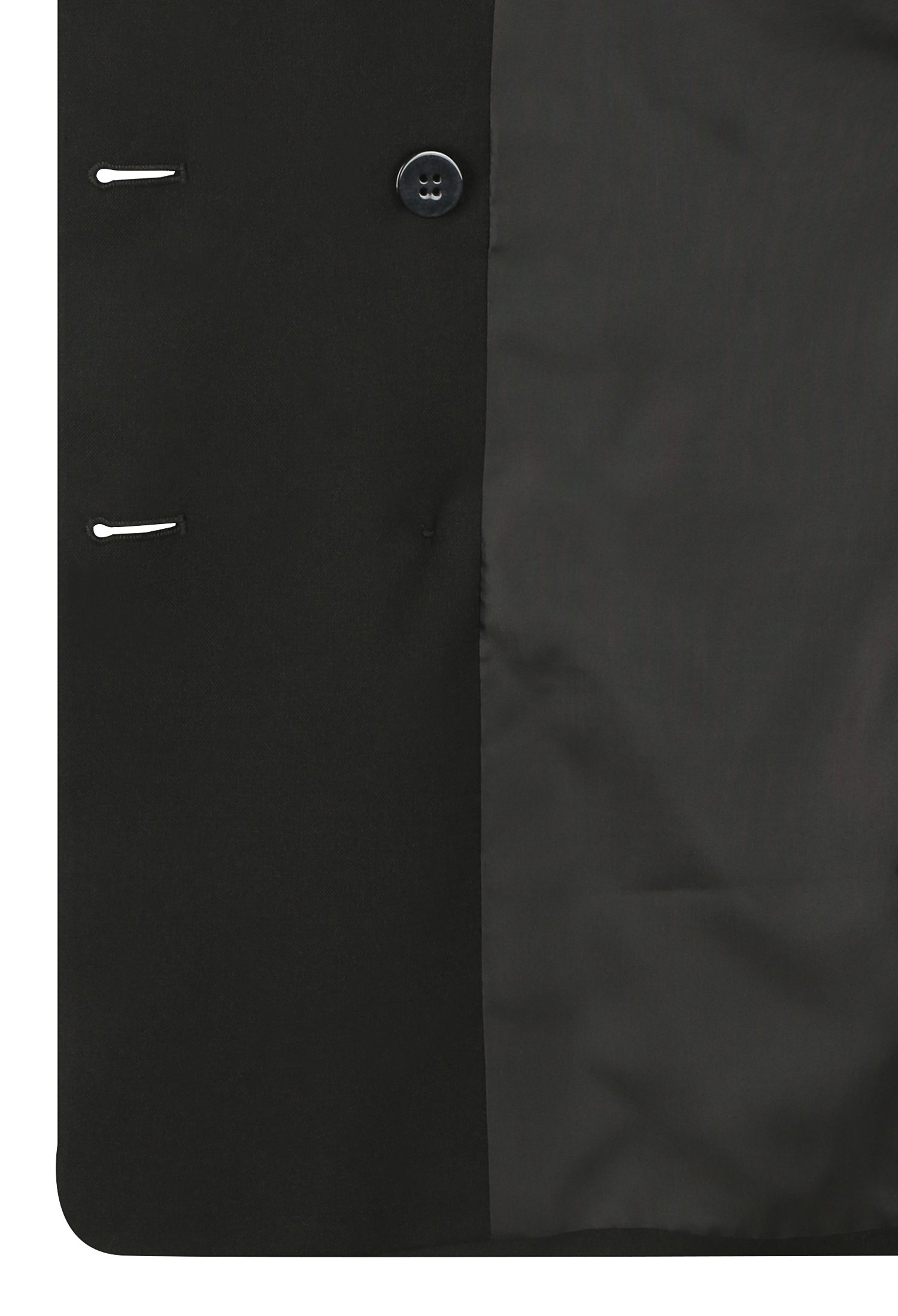 레터링 롤업 더블 브레스트 재킷 (BLACK)