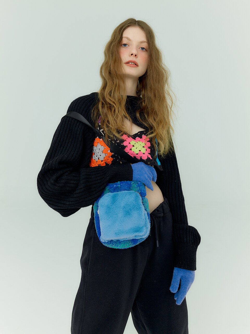 Mini fur[Blue Sky blue]