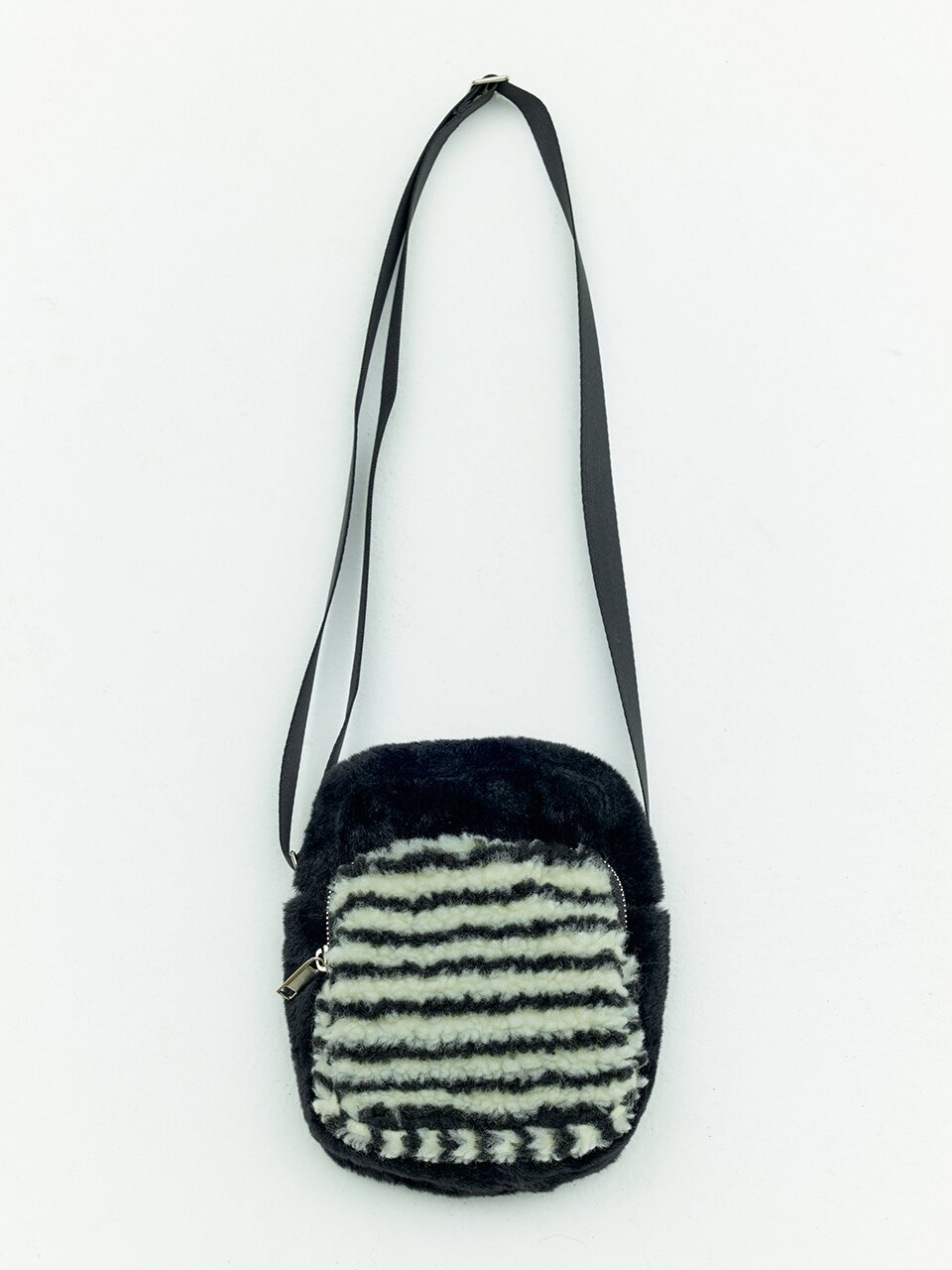 Mini fur[Black stripe]