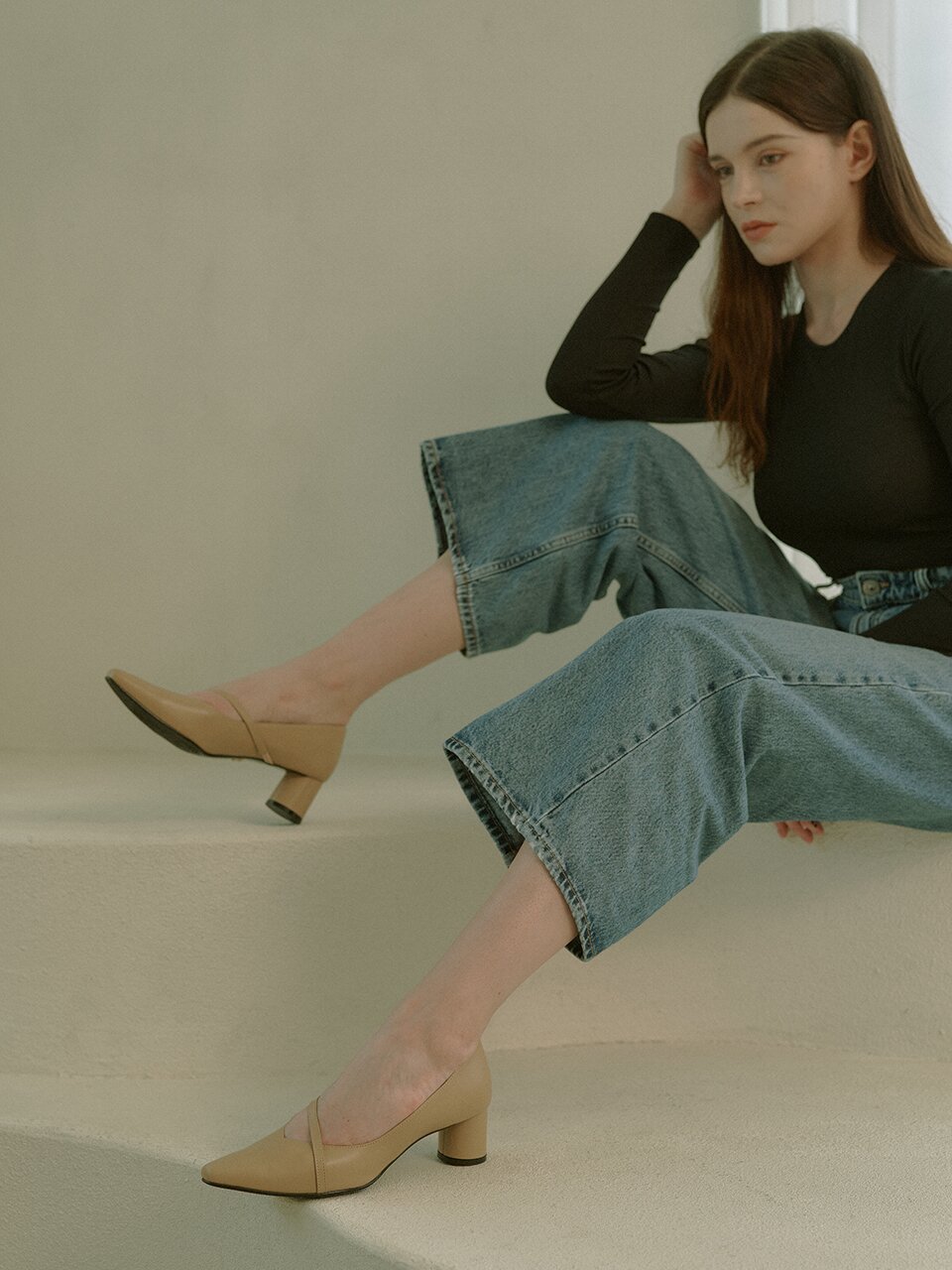 Two Way Pumps_Beige