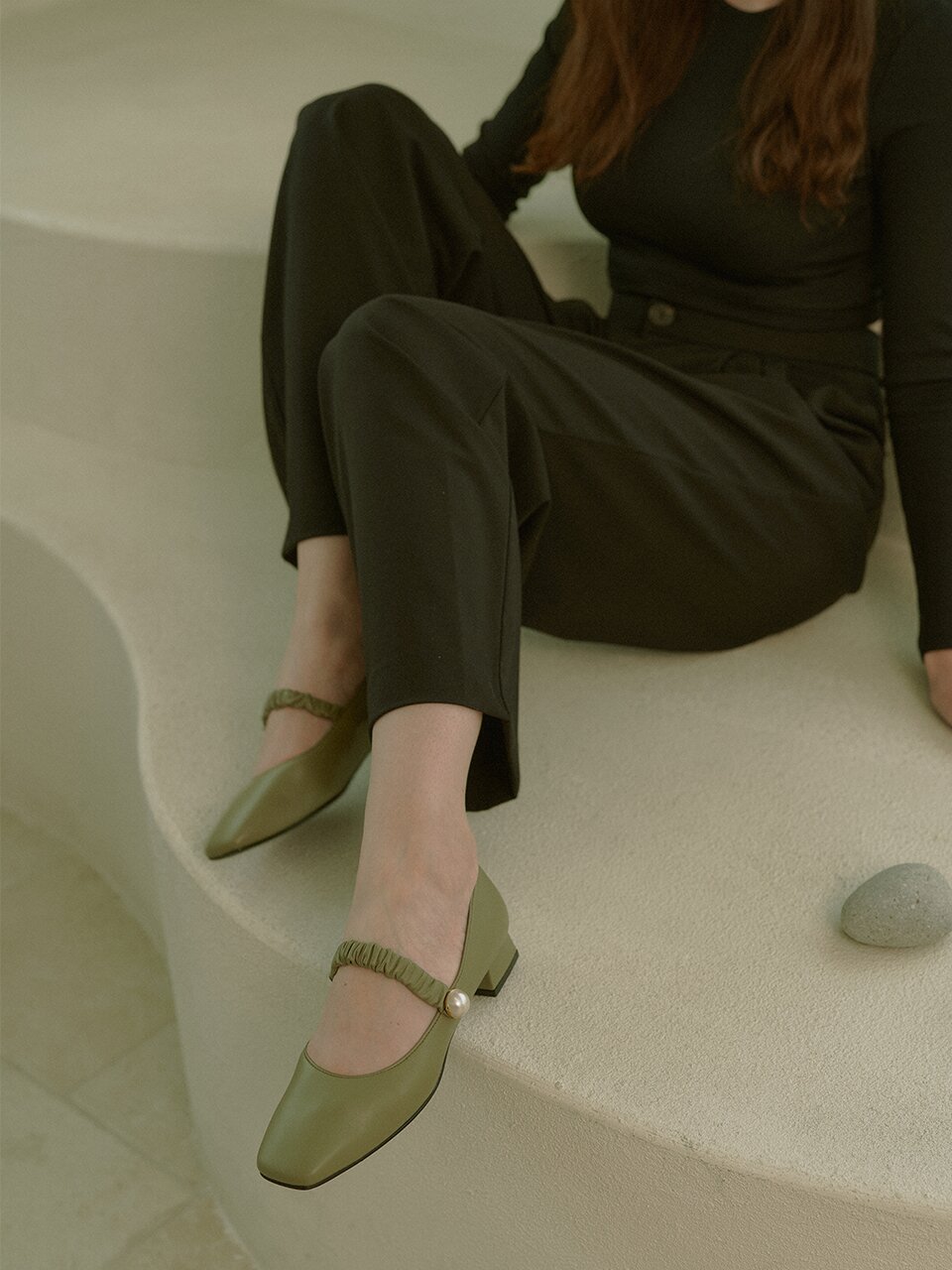 Natural Band Flat_Khaki
