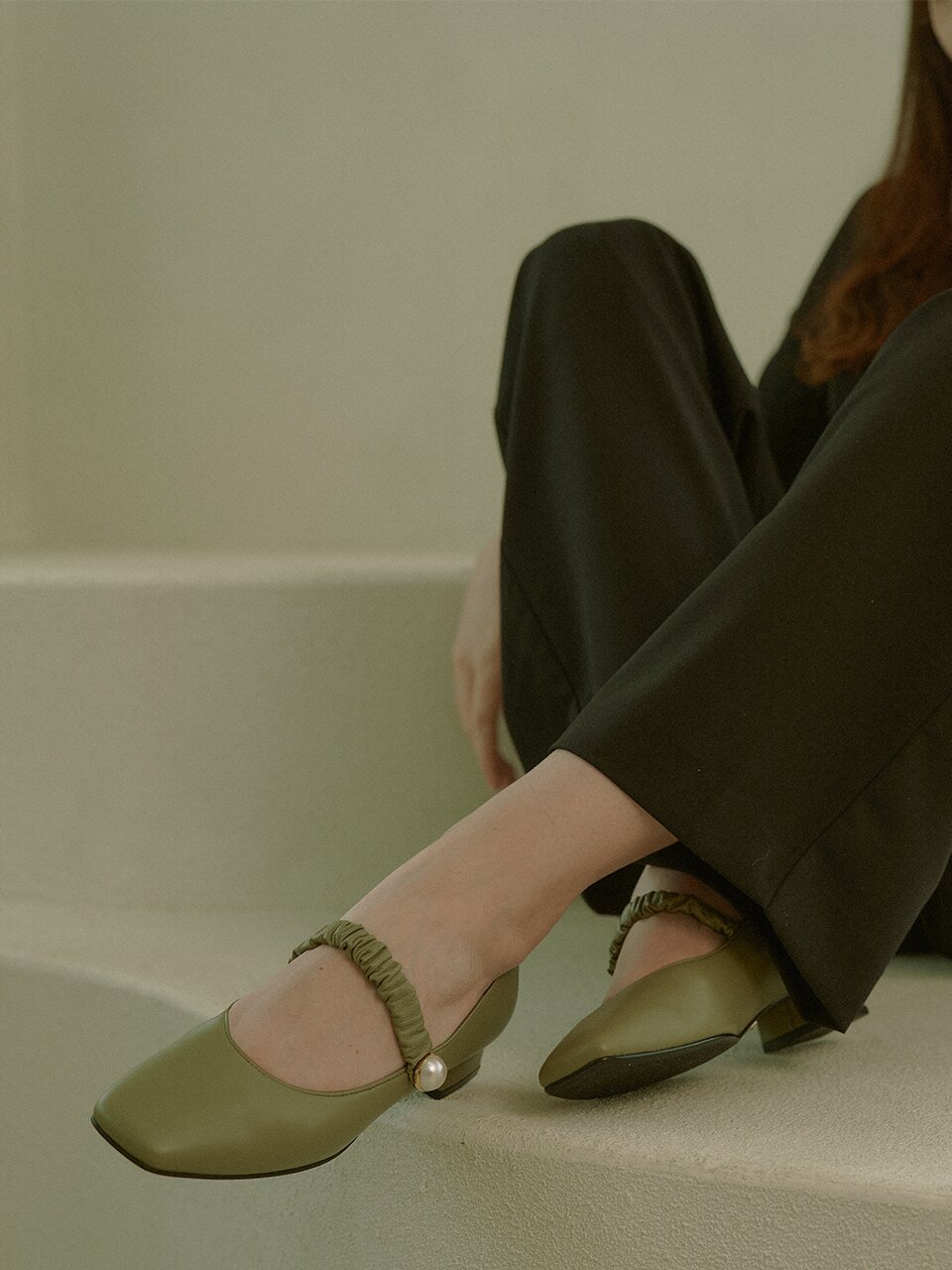 Natural Band Flat_Khaki