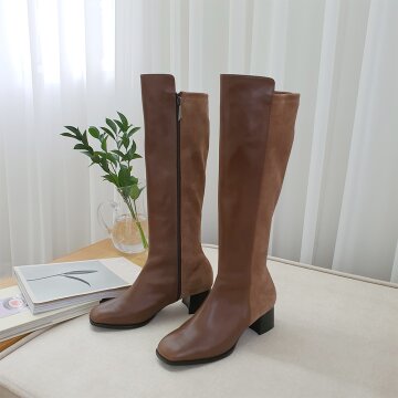 Bi-Span Long Boots_Brown