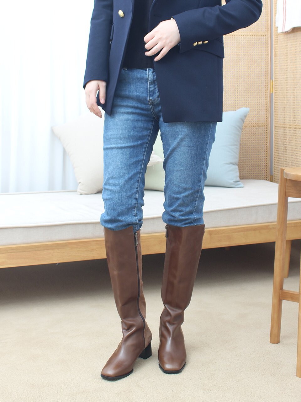 Bi-Span Long Boots_Brown