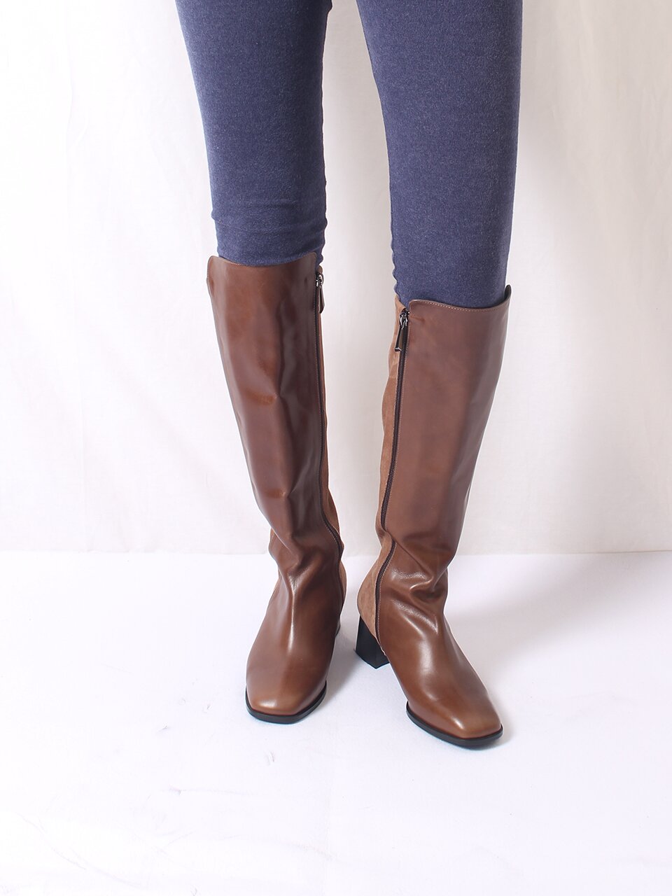 Bi-Span Long Boots_Brown