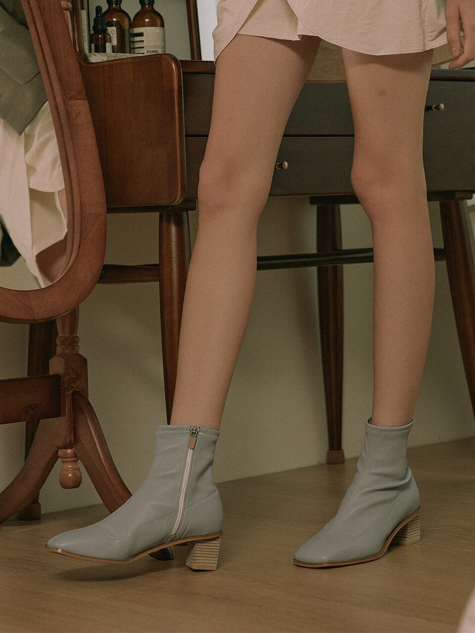 Wood Socks Boots_Lavender