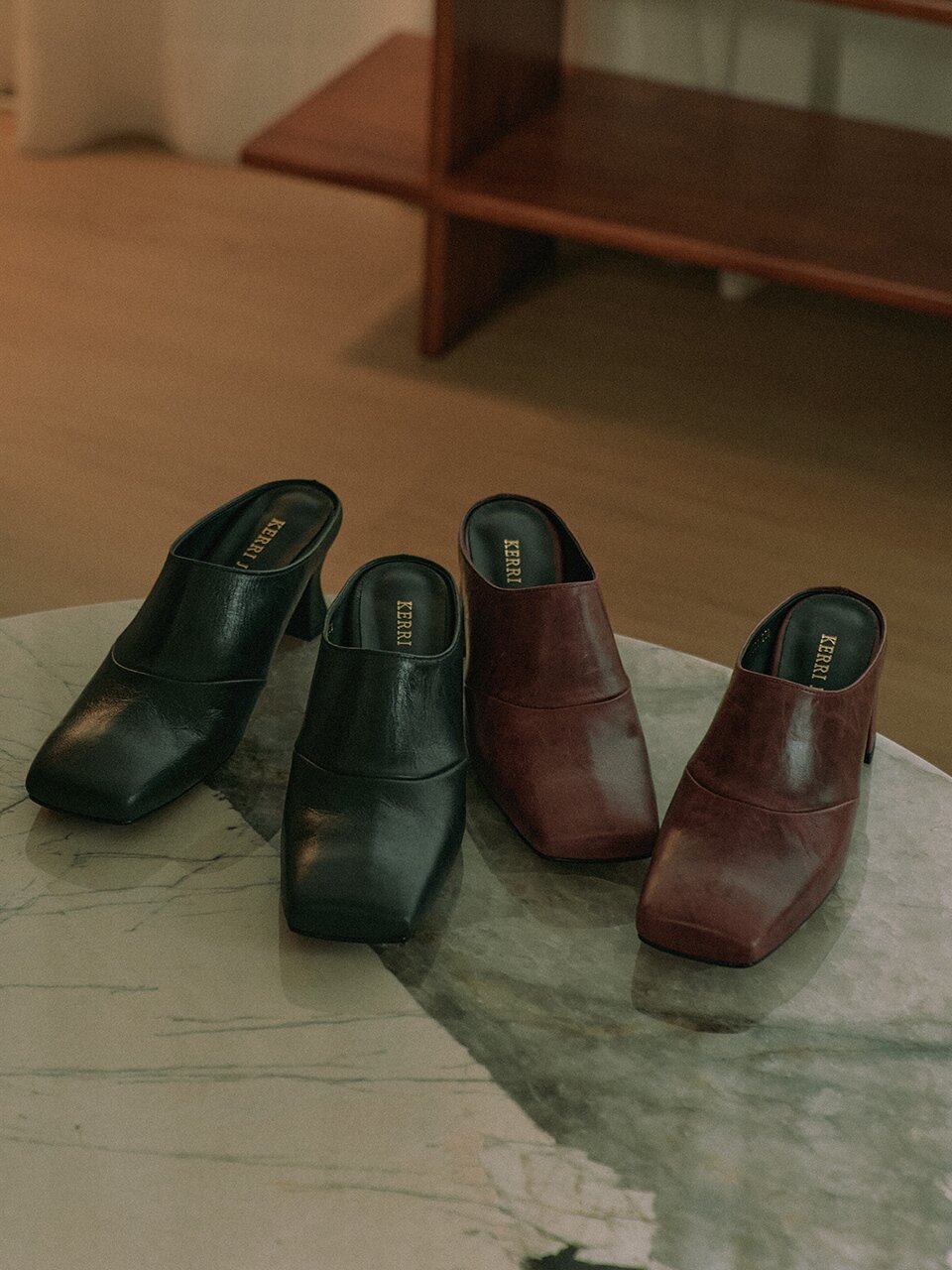 Tapering Mules_Black