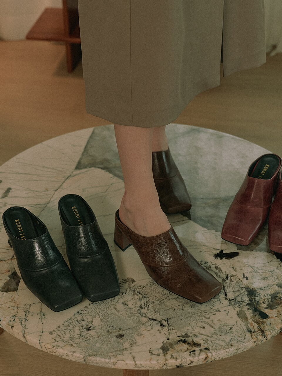 Tapering Mules_Black