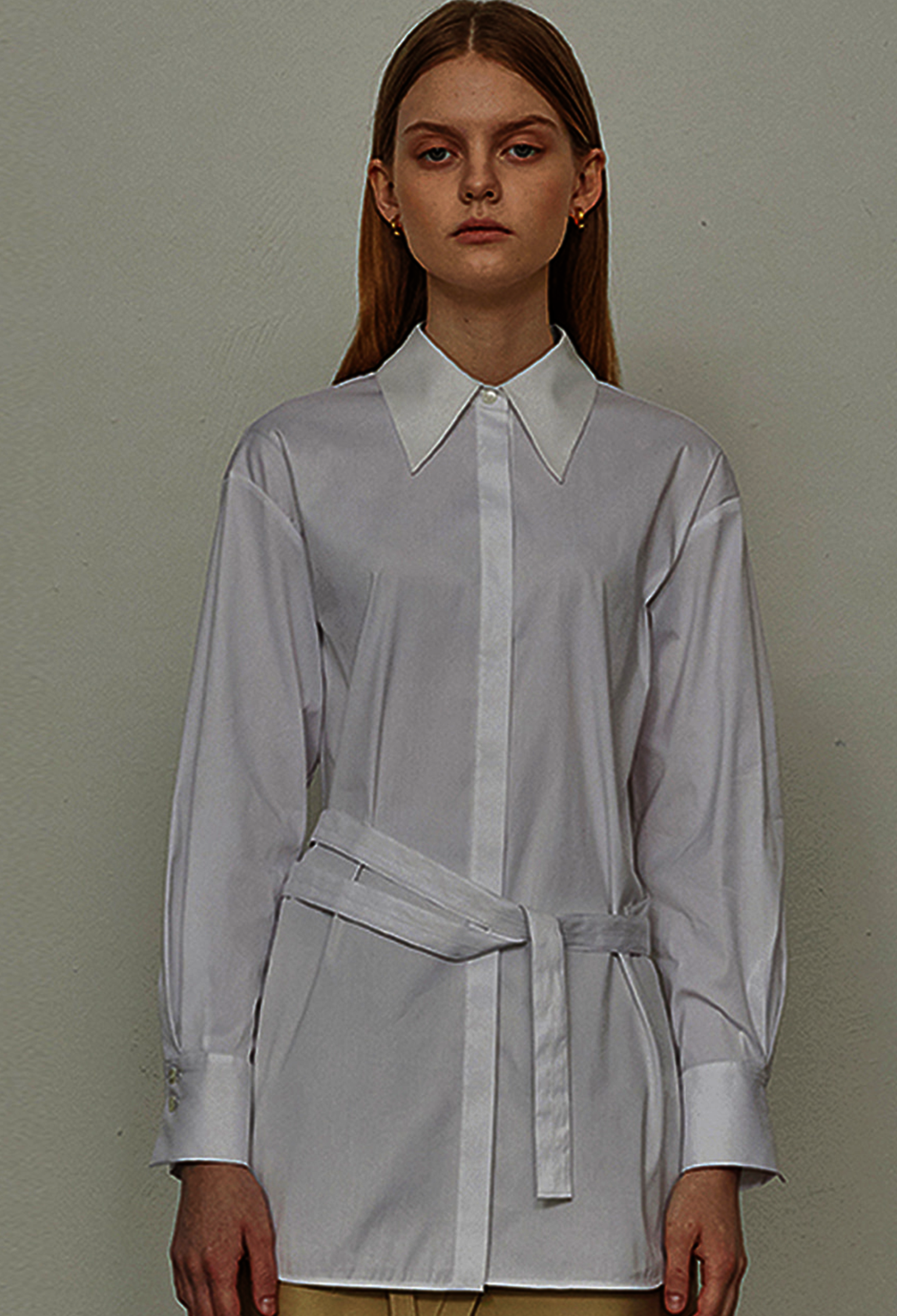 Cotton Overfit Belt N Shirts