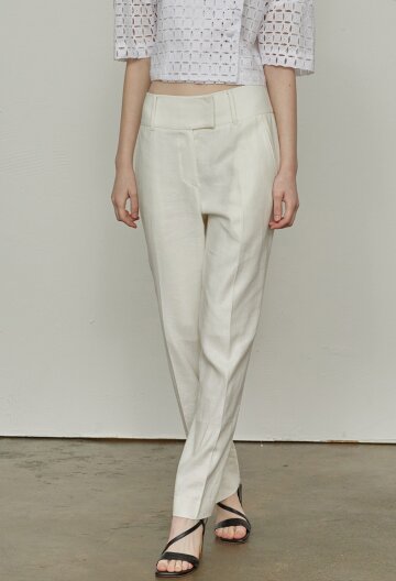 LINEN SOFT TAPERD PANTS
