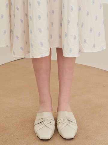 T.Twist Mules_Ivory