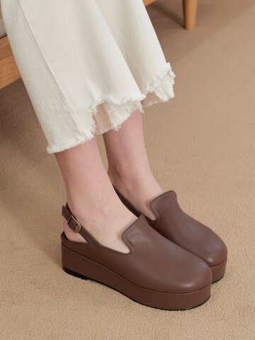 Turtle Mono Slingback_Brown