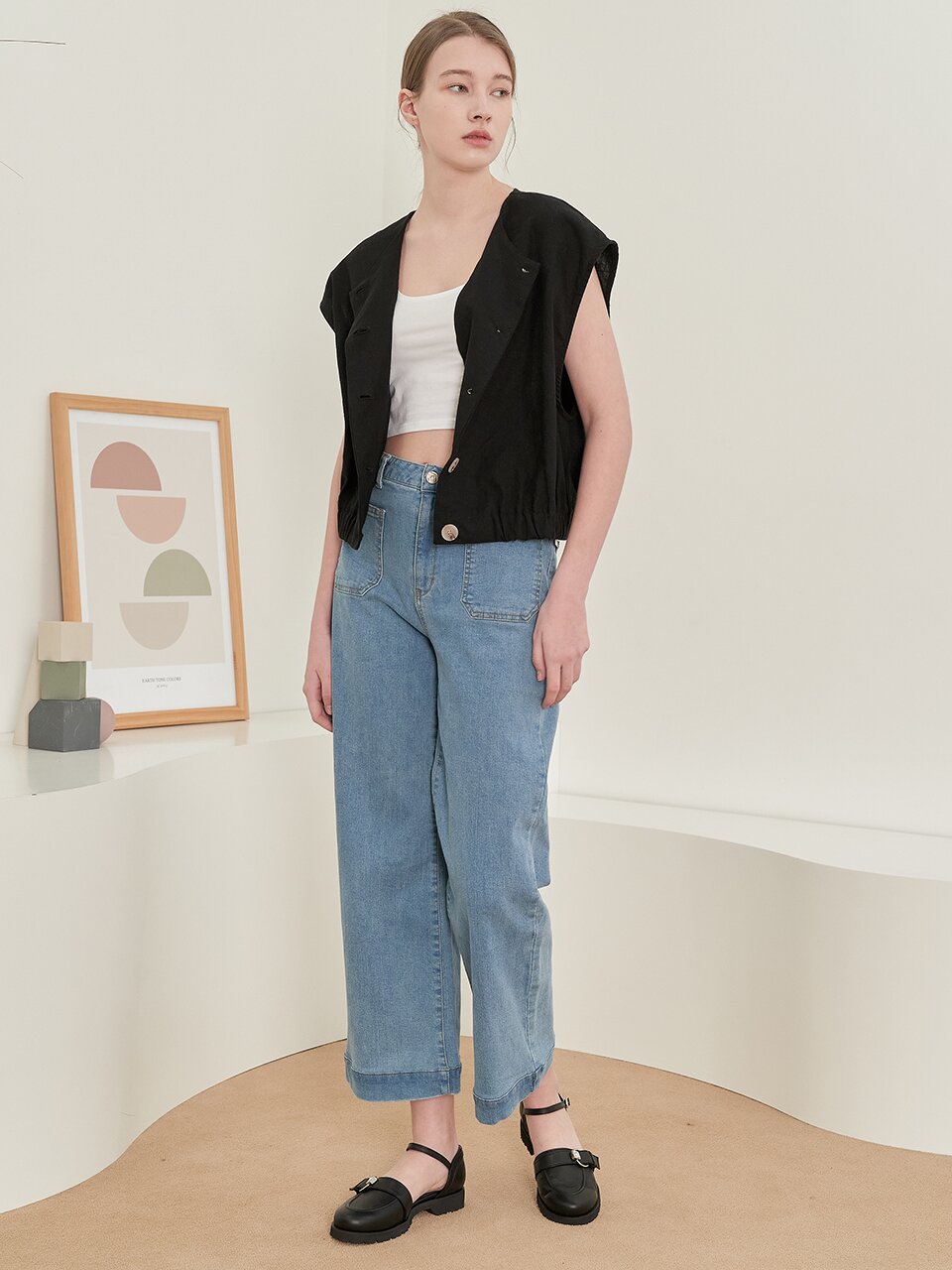 Bluff Maryjane Loafer_Black