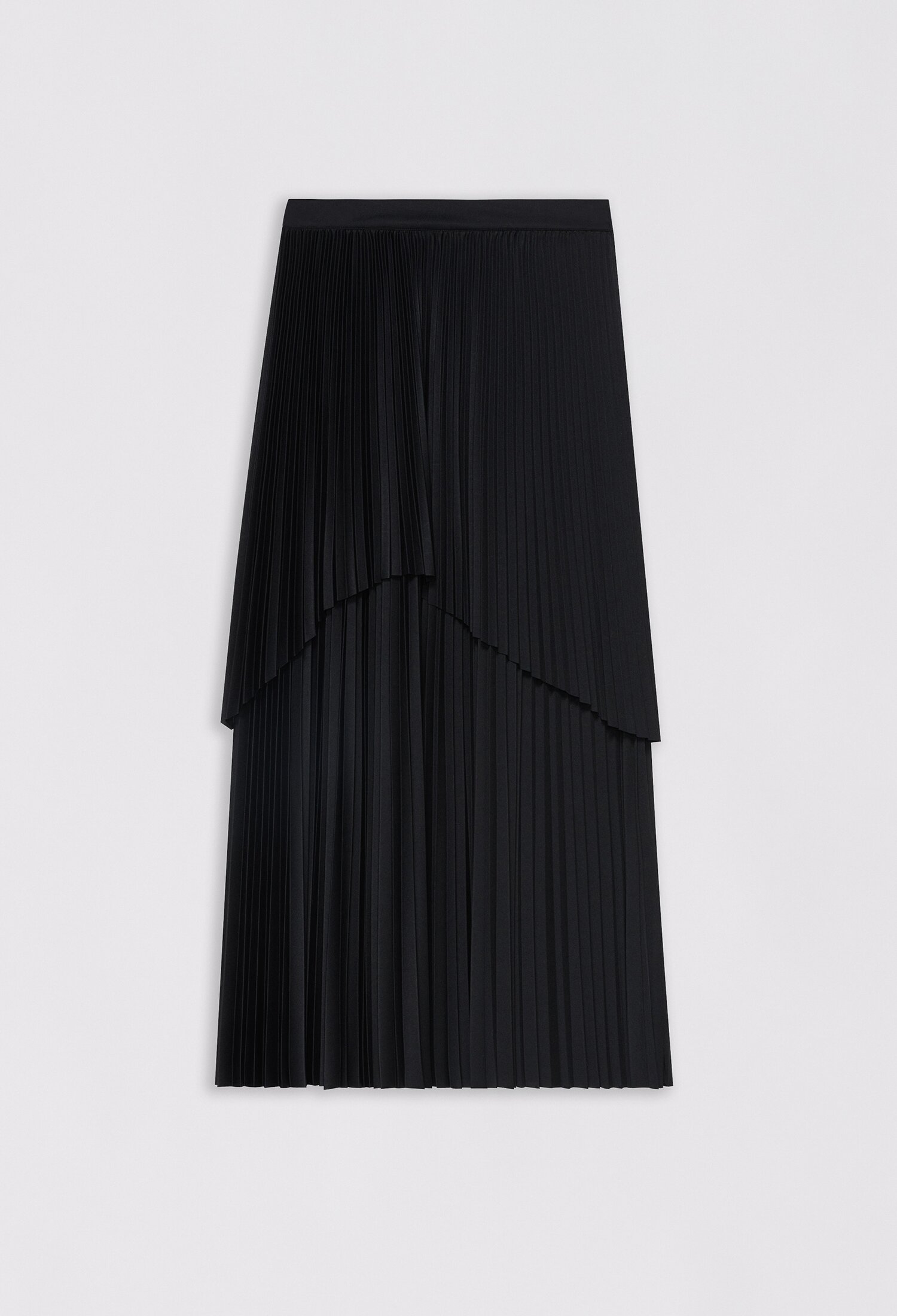 플리츠 스커트 (BLACK)