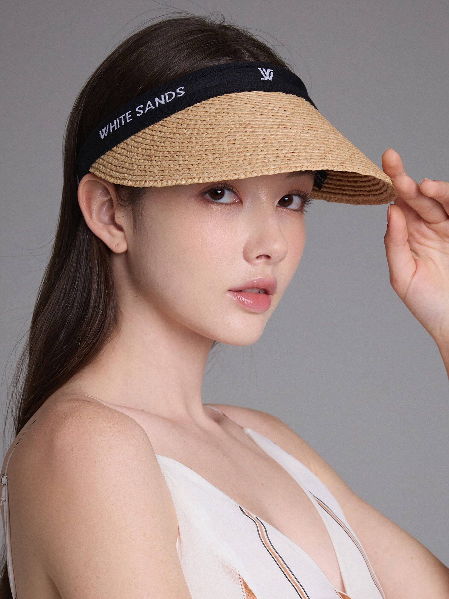 내맘대로 뉴 라자르 천연 라피아 여성 여름 썬캡 (6 colors)