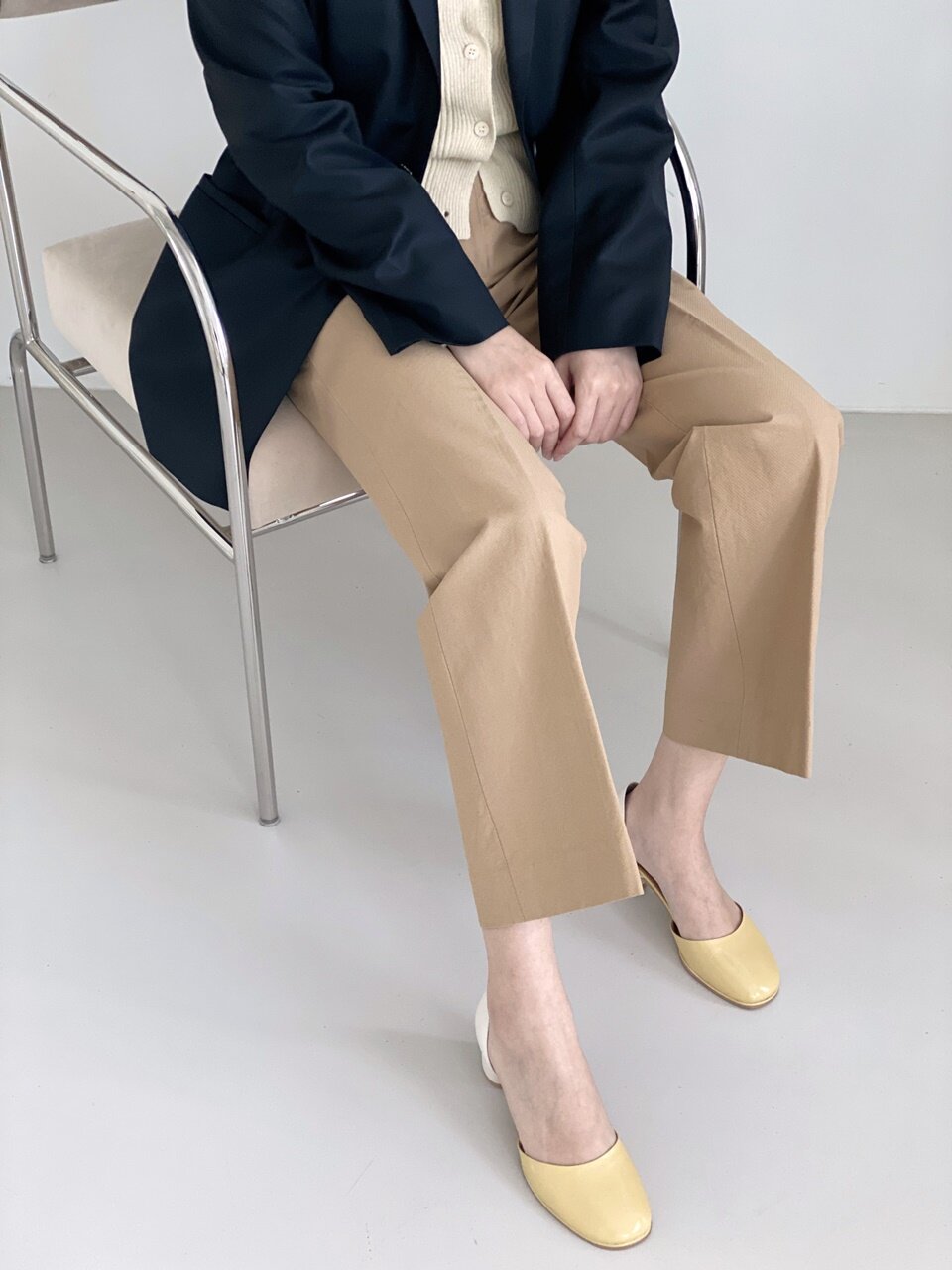 macaroon strap pumps butter